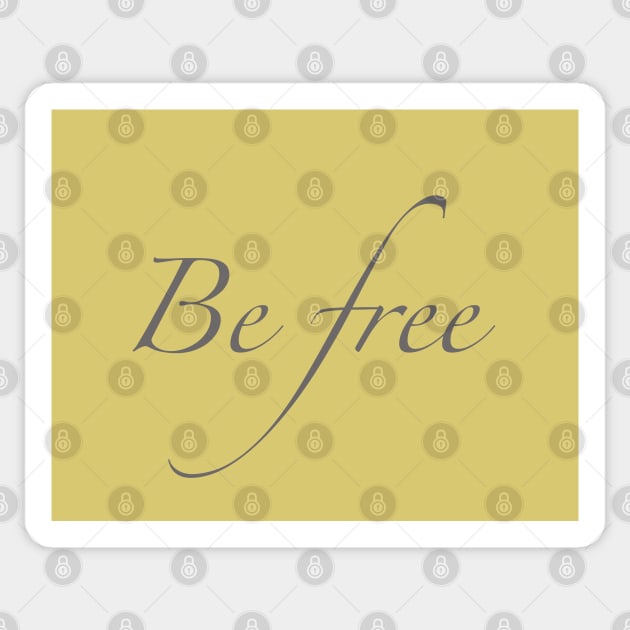Be free Sticker by LovelyArt